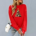 thumbnail image 6 of Fall Saving Talove Long Sleeve Shirts for Women Graphic Printed Sweatshirt Fall Fashion Must Haves Trendy Vacation Clothes Womens Tops Dressy Casual 3/4 Sleeve Christmas Shirts, 6 of 6