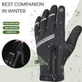 thumbnail image 5 of Winter Cycling Gloves for Men and Women - Thermal Full Finger Bike Gloves - Touch Screen Windproof Warm Non-Slip Road Mountain Bicycle Gloves for Running,Driving,Hiking,and Skiing, 5 of 6