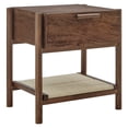 thumbnail image 6 of Oswin 1-Drawer Wood Nightstand in Walnut, 6 of 10