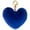 Sapphire Blue, variant on Coofit Key Chain Fashion Heart Shape Pom Pom Handbag Pendant Purse Charm Phone Charm