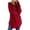 Red, variant on Frostluinai Long Sleeve Shirts for Women Crew Neck Tunic Tops Casual Curved Hem T Shirts Plus Size Solid Colr Blouses Gifts for Women