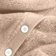 thumbnail image 4 of Women's Plus Size Plush Pajamas Winter Warm Double-Faced Fleece Bed Jacket Home Cardigan Pajamas With Pocket, 4 of 4