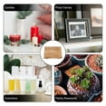 thumbnail image 5 of GETAJGHSD Short Wood Stool Khaki Simple Artware 1Pcs 9.8x7.1x2.8in, 5 of 9