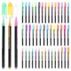 thumbnail image 3 of GOOHOCHY 48 bolígrafos de gel neón y metálicos para arte. Bolígrafos de gel de 48 colores para hacer tarjetas. Marcadores artísticos de punta fina para garabatear y dibujar., 3 of 8