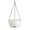 White, variant on Hanging Flower Pot,Plastic Plant Container for Balcony and Indoor Use,Hydroponic Planter, Lightweight Hanging Vase Suitable for Window and Outdoor Garden,Easily Care And Decoration