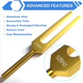 thumbnail image 2 of 2X Tuning Fork Set - 18 Tuning Forks for ,Sound ,Keep Body,Mind and Spirit in Perfect Harmony- Gold,Gold, 2 of 3