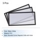 thumbnail image 3 of Uxcell 3Pcs Filtro de Polvo para PC 11.02x5.51" Marco Magnético Cubierta de Malla Antipolvo para Ventilador de Caja de Computadora Rejillas Blancas Negras, 3 of 4