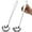 Silver, variant on Soup Ladle Slotted Spoon Set, 304 Stainless Steel 12.2Inch Metal Ladle, Extra Large Soup Spoon with Long Handle for Serving, Cooking, Stirring, Serving Soups, Gold