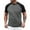 Dark Gray, variant on Afdoent T Shirts For Men Classics Herren Raglan Contrast Tee T Shirt Streetwear