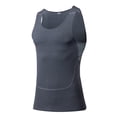 thumbnail image 2 of Xmarks Men's Compression Shirts and Tank Tops Athletic Sleeveless U Neck Tank Top Cool Running Basketball Workout Base Layer, 2 of 8