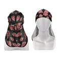 thumbnail image 3 of WIRESTER Polyester Durag Cap Straps Headwraps with Long Tail and Wide Straps - Red Clouds, 3 of 6