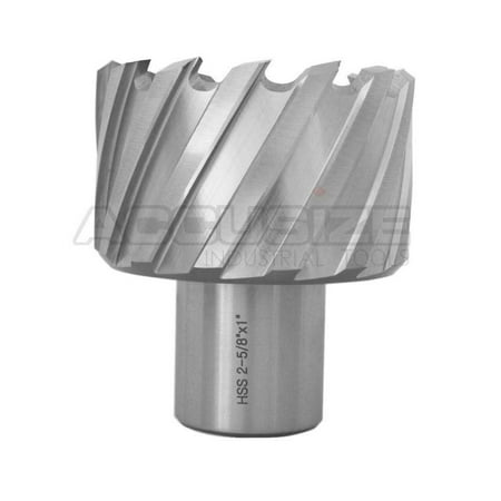 

Accusize 2-5/8 Cutting Dia 1 Cutting Depth H.S.S. Annular Cutter with 1-1/4 Shank 2080-2047
