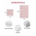 thumbnail image 7 of Vintage Flower Pattern Kitchen Dish Towels for Drying Dishes Set of 3, Spring Floral Leaves Plants Pink Waffle Weave Microfiber Hand Tea Bathroom Towels Quick Dry & Absorbent Towel 12x12, 7 of 7