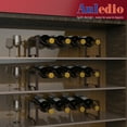 thumbnail image 5 of Auledio Stackable Wine Rack, Standing Bottles Holder Organizer, Wine Storage Shelf, Towel Rack for Kitchen Pantry Cabinet, 5 of 6