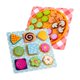 thumbnail image 1 of Juguete de cocina con comida de madera, accesorios de cocina, juguete educativo Montessori, juego de comida con forma de pizza para niños y niñas de 3, 1 of 9