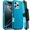 Green, variant on For Apple iPhone 16 Pro Max Heavy Duty Armor Shockproof Protective Hybrid Case Cover With Clip Black/Black