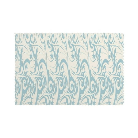 

Home Seamless Floral Pattern Background Placemats Set Of 6 Washable Wipeable Place Mats Place Mats For Festival Parties Family Dinner (12 X 18inch)