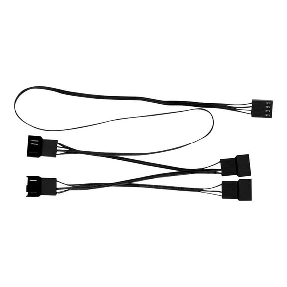 ARCTIC PST Cable Rev.2 - Fan power extension cable - 4 pin PWM (M) to 4 pin PWM (F) - 2.3 ft - black