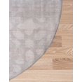 thumbnail image 7 of Unique Loom Sofia Collection Area Rug - Larvotto (5' 1" Round Dark Gray/Gray), 7 of 7
