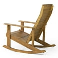 thumbnail image 5 of GDF Studio Winder Outdoor Acacia Wood Rocking Chairs, Set of 2, Teak, 5 of 7