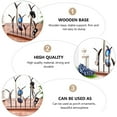 thumbnail image 3 of Raindrops  Wrought Iron Key Holder Living Room Decoration Rack Travel, 3 of 8