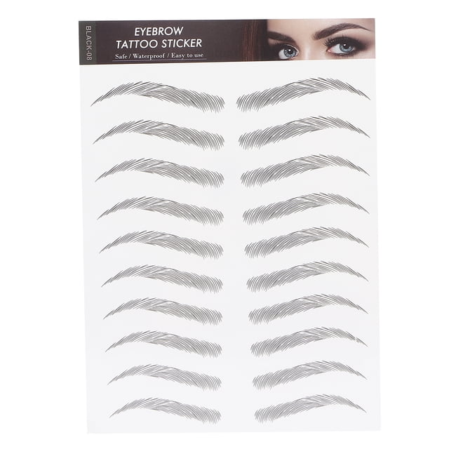 Eyebrow Sticker Eyebrow Sticker Waterproof Eyebrow Sticker Makeup Eyebrow Sticker Long Lasting Eyebrow Transfers Sticker Household Portable Women Eyebrow Sticker