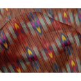 thumbnail image 4 of oneOone Silk Tabby Fabric Stripe Ikat Print Sewing Fabric BTY 42 Inch Wide, 4 of 4
