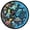 Cute Colorful Line Dinosaurs, variant on Dailycode Night Light Wall Clock Glow in The Dark 12 inch Battery Operated Silent Luminous Clocks, Cute Juggling Tigers