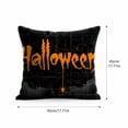 thumbnail image 4 of Halloween Pillows Soft Stuffed Ghost Pumpkin Accent Fall Throw Pillows, Hug-Able Holiday Decor for Couch Sofa Bed with Pp Cotton Fill F, 4 of 5