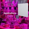 thumbnail image 2 of 75W LED Grow Light for Indoor Plants Growing Lamp 225 LEDs UV IR Red Blue Full Spectrum Plant Lights Bulb Panel for Hydroponics Greenhouse Seedling Veg and Flower, 2 of 6