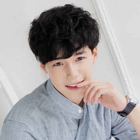 Synthetic Short Hair Wig for Men Natural Fashion Male Toupee