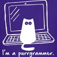 thumbnail image 3 of CafePress - I'm A Purrgrammer T Shirt - Dark T-Shirt Kids XS-XL, 3 of 4
