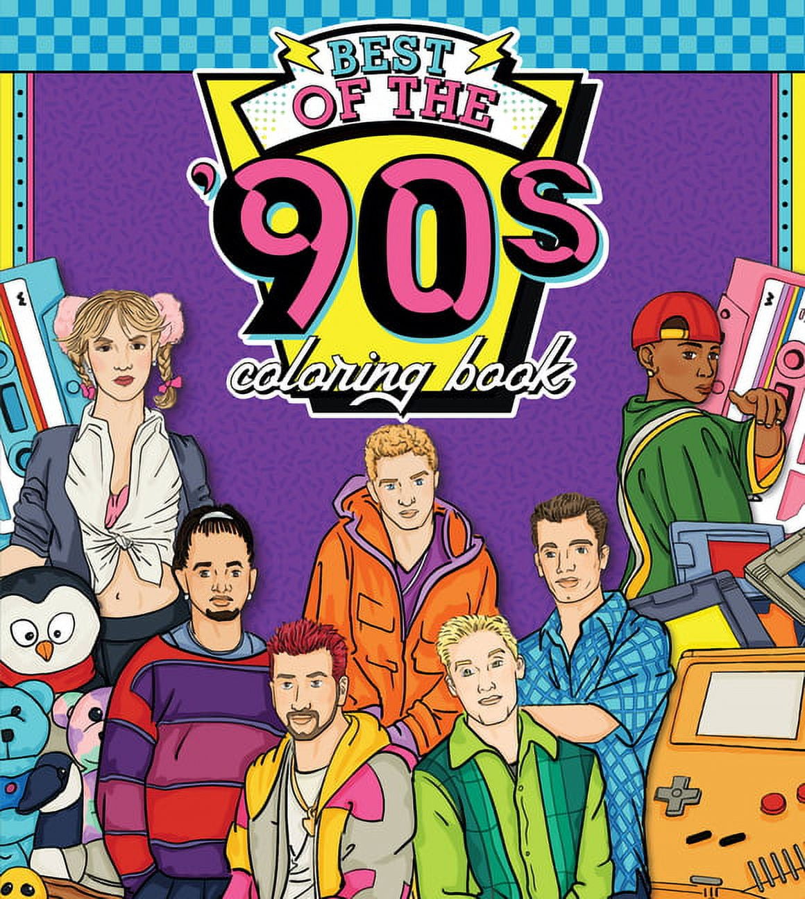 The 1990s Coloring Book: A Nostalgia-Packed Coloring Book
