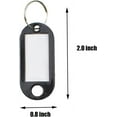 thumbnail image 2 of 20pcs Key Tags, Key Tags with Labels for Luggage, Key Fobs with Labels, 10 Colors Key Rings with Tags for Luggage, Pet Name, Memory Stick Tags, 2 of 5