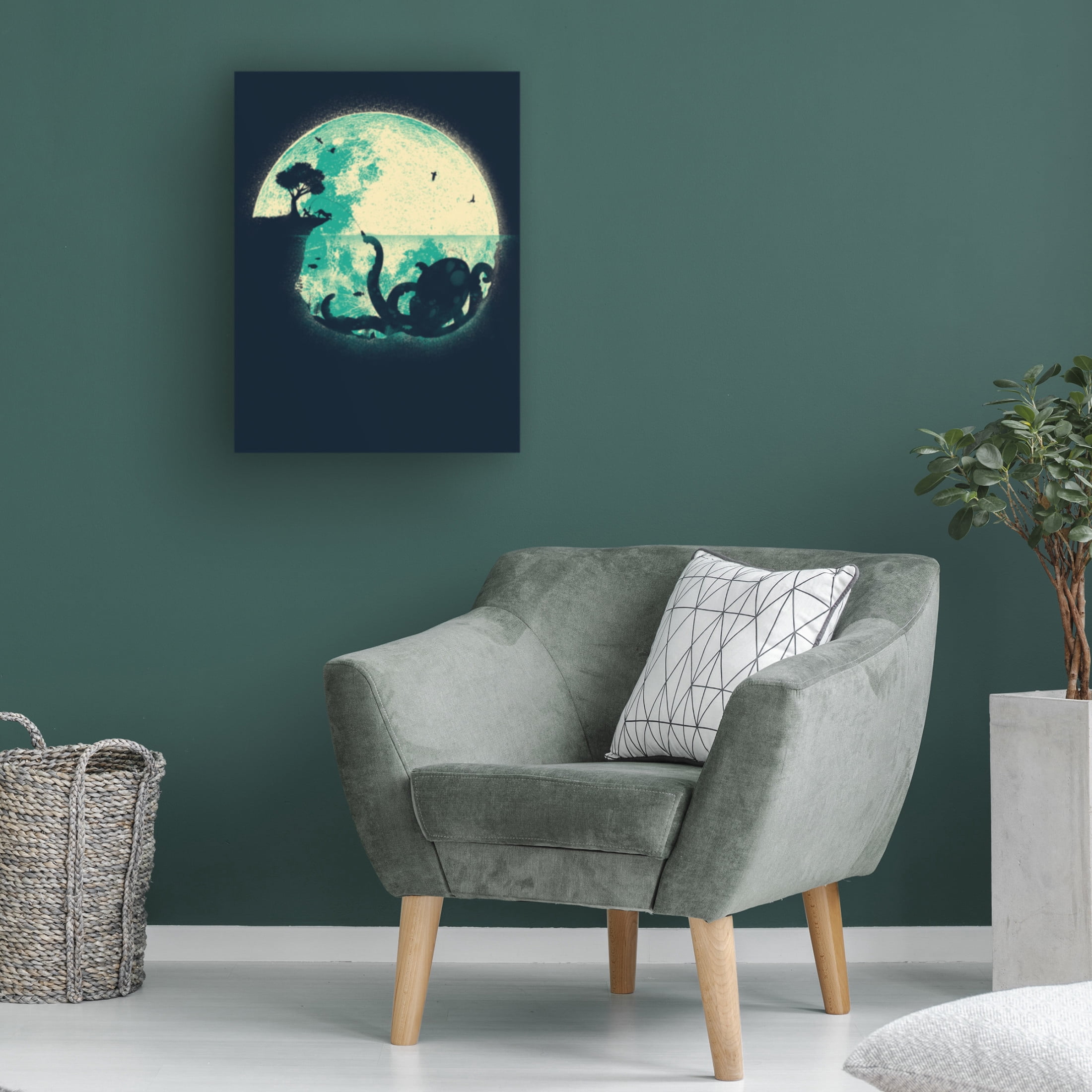 Canvas Wall Art - Jay Fleck 'The Big One' Wall Art for Living Room, Bedroom, or Office Décor by Trademark Fine Art - 14 x 19 Inches