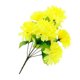 thumbnail image 1 of 12 Ramo Artificiales De Crisantemo, Flores De Cementerio, Decoración Del Hogar, Amarillo se describe, 1 of 8