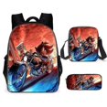 thumbnail image 1 of Sonic Primary School School Bag Three-piece Set Anime Cartoon Backpack Shoulder Bag Pencil Case High Quality Ultra-high Quality Advanced Customization, 1 of 5
