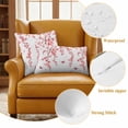 thumbnail image 6 of Cherry Blossoms Outdoor Pillow Covers 20x20 Set of 2,Waterproof Patio Throw Pillowcase Protectors,Spring Botanical Flowers Watercolor Decorative Pillow Shams Cushion Covers for Seat Bed Couch Sofa, 6 of 8