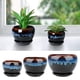 thumbnail image 2 of Bearachild Macetas con platillos resistentes a la intemperie, macetas elegantes y ecológicas para interior, 3 pack/lote Jardín y Patio Tipo 2, 2 of 6