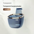 thumbnail image 6 of Plastic Storage Basket,Portable Shower Caddy Tote,2 Pack Garlic Onions and Ginger Storage Box,Kitchen Wall Hanging Basket Garlic Onions and Ginger Seasoning Punch,Storage Rack Drains Vegetable Basket, 6 of 8