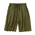 thumbnail image 2 of Migroa Men's Pajama Shorts Soft Comfortable Lightweight Elastic Drawstring Men Lounge Sleep Shorts with Pockets Casual Summer Beach Shorts Outdoor Sports Short Pants JN 5XL, 2 of 5