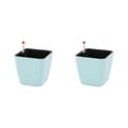 thumbnail image 3 of Wosthever Macetas duraderas para plantas de interior y exterior y verduras maceta de riego automático azul hielo 14*13*10,5 azul hielo 14*13*10.5 2Conjunto, 3 of 6