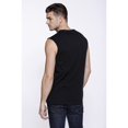 thumbnail image 2 of StarTee Men's Cotton Muscle T-Shirt L BLACK, 2 of 2