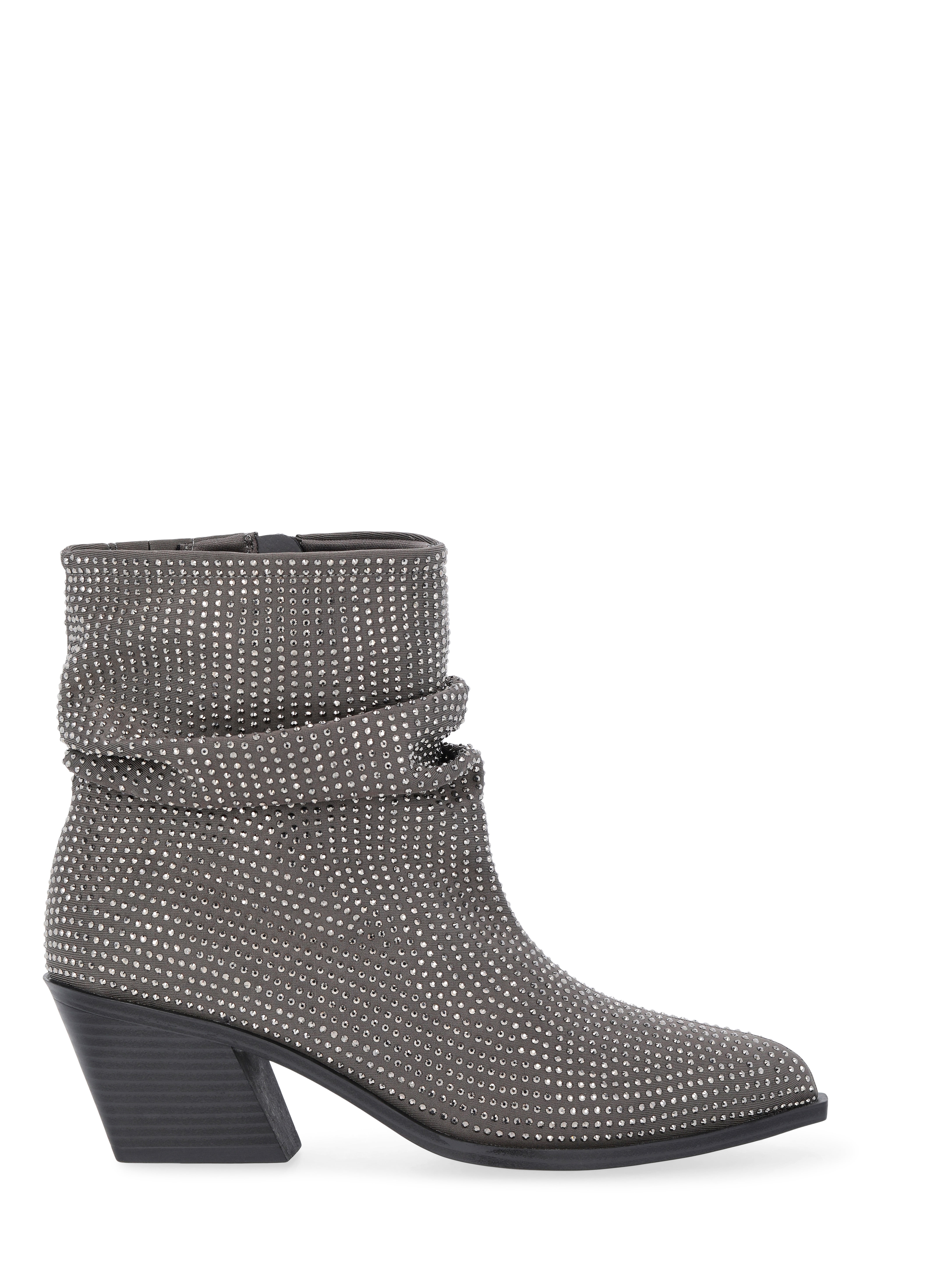 Time and Tru Women's Glitter Western Ankle Boots