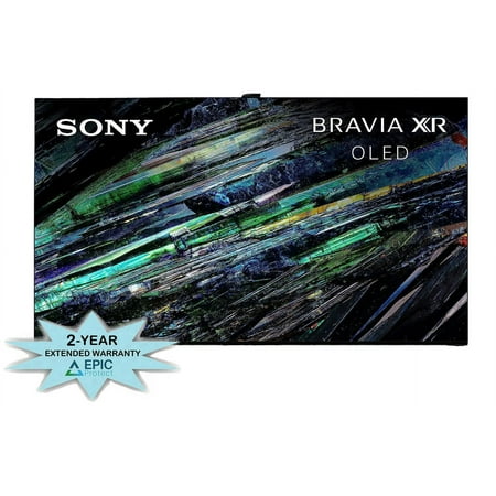 Sony XR55A95L 55 Inch QD-OLED 4K UHD Smart Google TV with AI Upscaling with an Additional 2 Year Coverage by Epic Protect (2023)