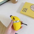 thumbnail image 2 of Case for Airpods 1&2 , Cute and Fun Simulation Banana Soft Silicone Non-Slip Anti-Fall with Keychain for Women Girls Teens, 2 of 4