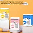 thumbnail image 4 of Piggy Bank Multifunction Coin Saving Jar Electronic Unbreakable Kid-learning Plastic Smart Deposit Box School Birthday Toys Blue, 4 of 9