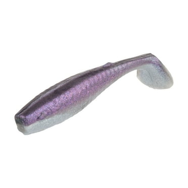 Berkley Gulp! Saltwater Paddleshad Scented Swimbait, Purple Chrome 4"