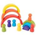 thumbnail image 1 of Toy Kids Wooden Rainbow Raining Juego De Juguetes Bloques De Rompecabezas De Color Jugo De Aprendizaje Educativo Para Niños Regalo De Cumpleaños, 1 of 7