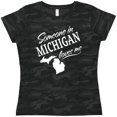 thumbnail image 3 of Inktastic Someone in Michigan Loves Me Women's T-Shirt, 3 of 5